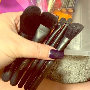 Bundle of Mac travel size brushes